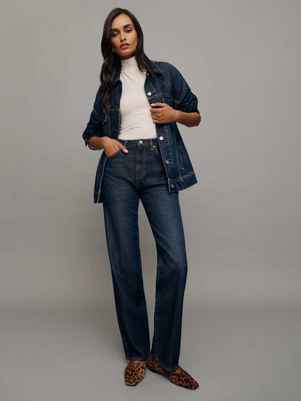 Val 90s Mid Rise Straight Jeans - Ahurani